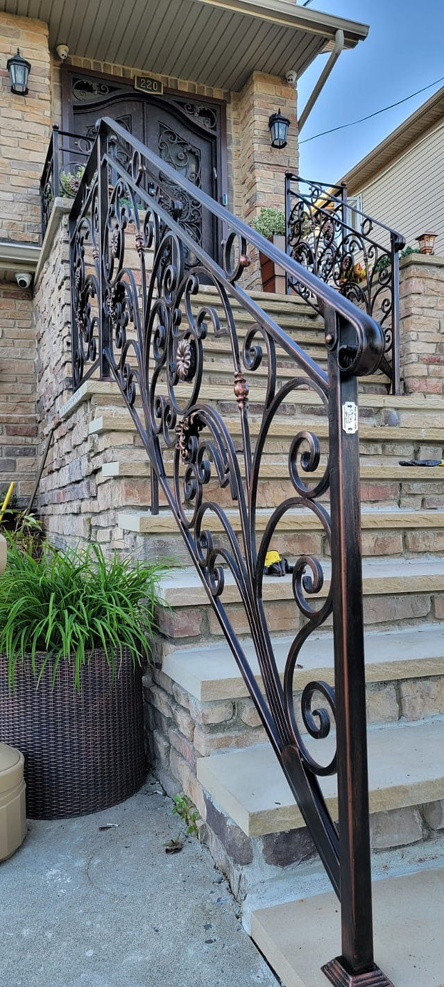 custom iron Stair Railing