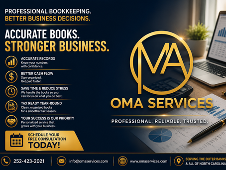 When Should You Hire a Bookkeeper? | OMA Services, LLC