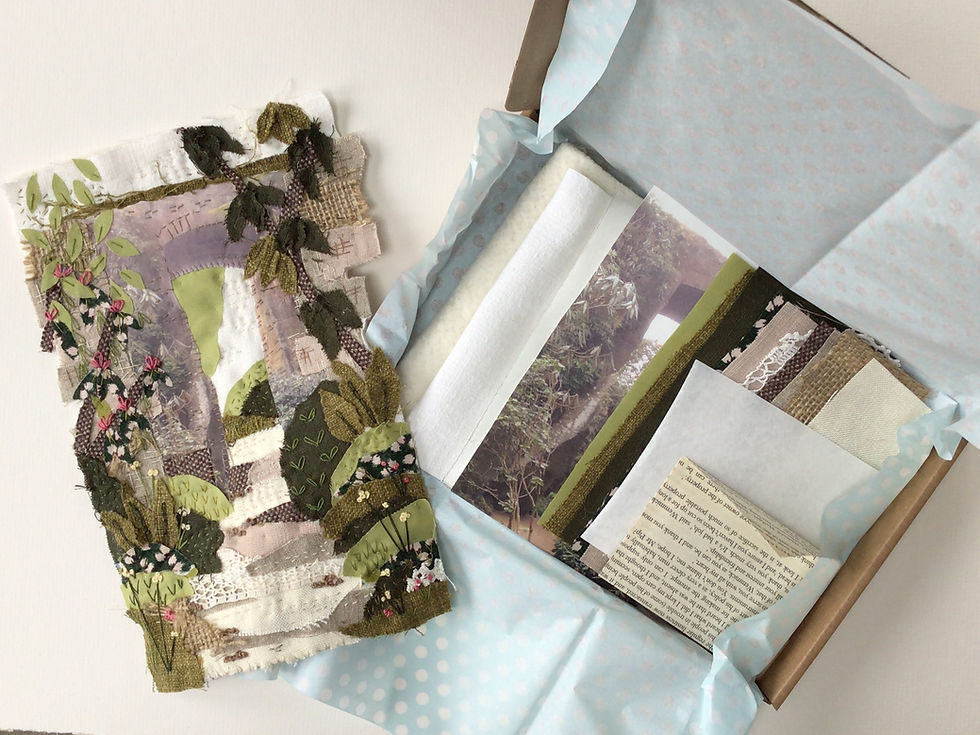 Thumbnail: The Belsay Arch Textile Collage Kit