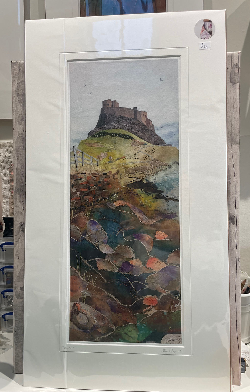Thumbnail: "Rocks" Holy Island Art Print