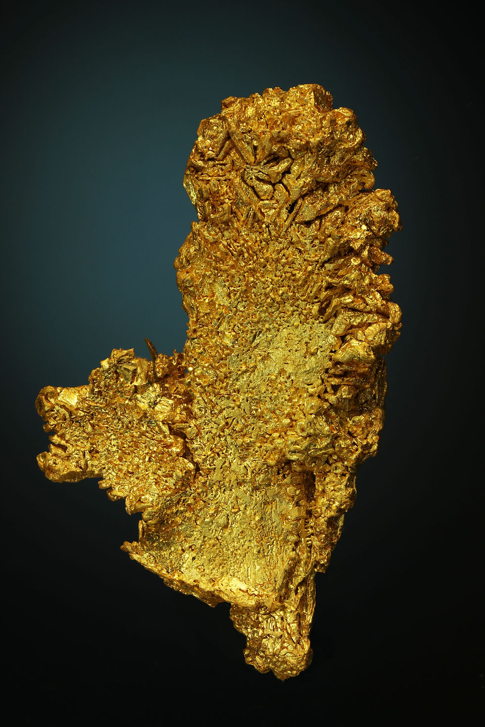 Thumbnail: Gold Crystal - Round Mountain Mine, Nye County, Nevada