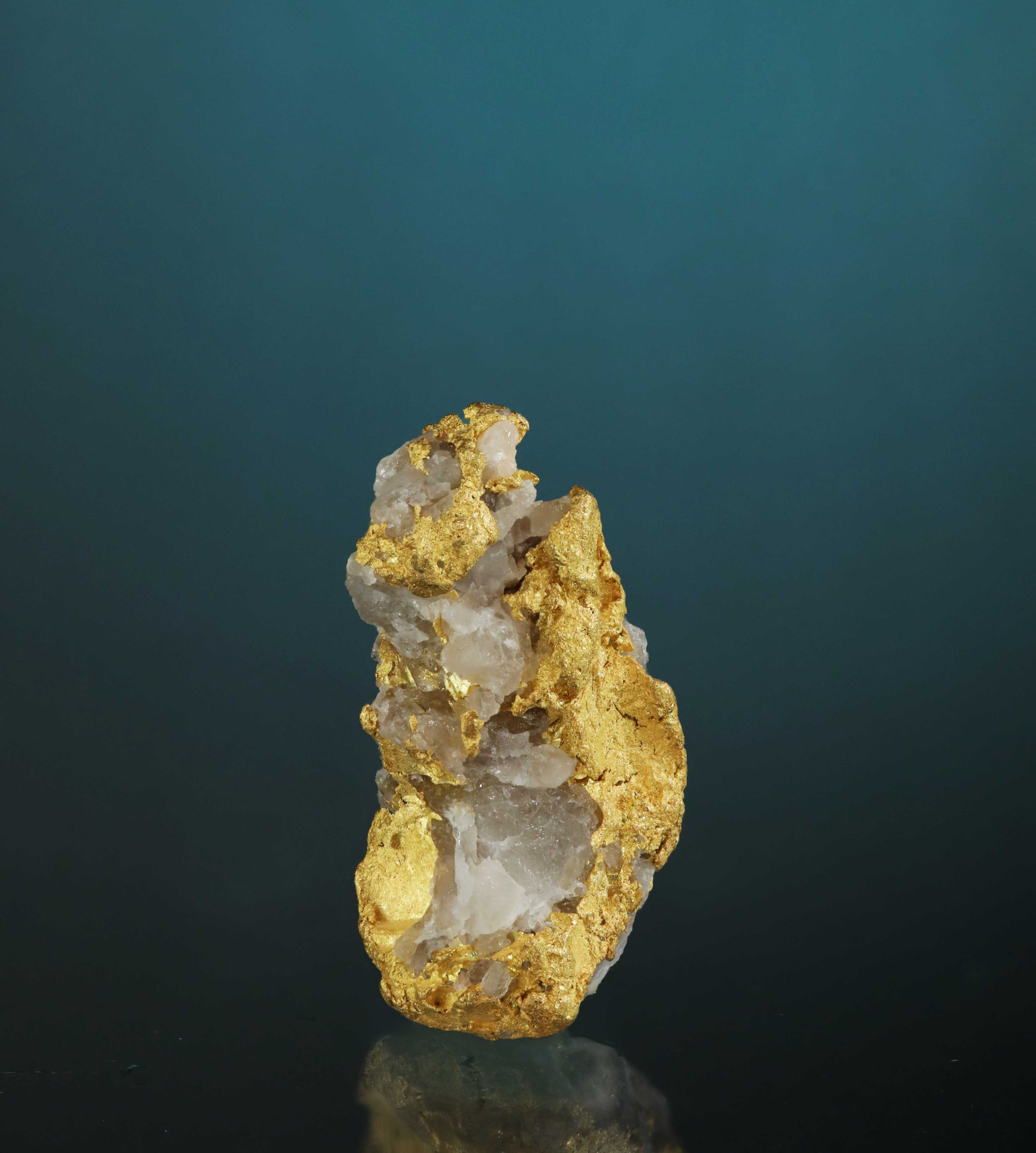 Crystallized Gold on Quartz - Sonora, Mexico