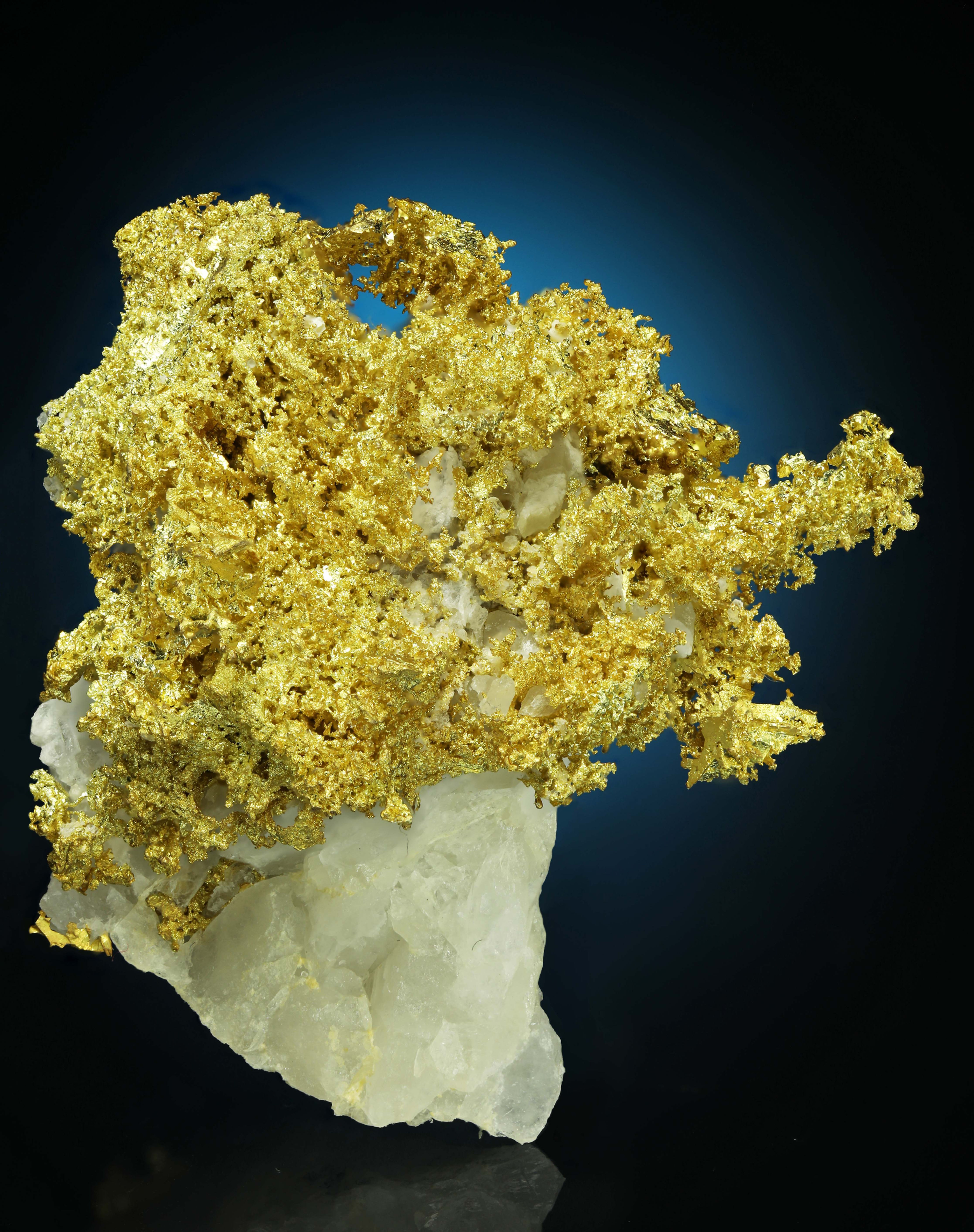 Sponge Gold Cluster Belshazzar Mine, Quartzburg District, Boise, Idaho