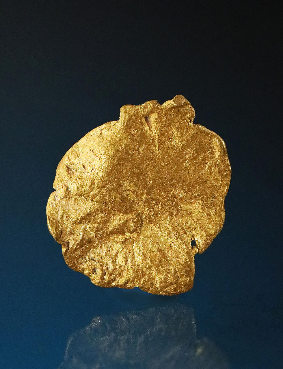 Thumbnail: Leaf Gold Nugget from Bonanza Creek - Yukon, Canada