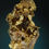 Thumbnail: Native Leaf Gold Crystals on Limonite Quartz Matrix - Mariposa, California