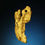 Thumbnail: Gold Leaf Crystallized Nugget -  Caborca Municipality, Sonora Desert, Mexico