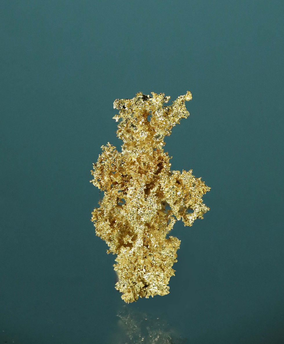 Thumbnail: Crystallized Native Gold - Sixteen-to-One Mine, Seirra County, California