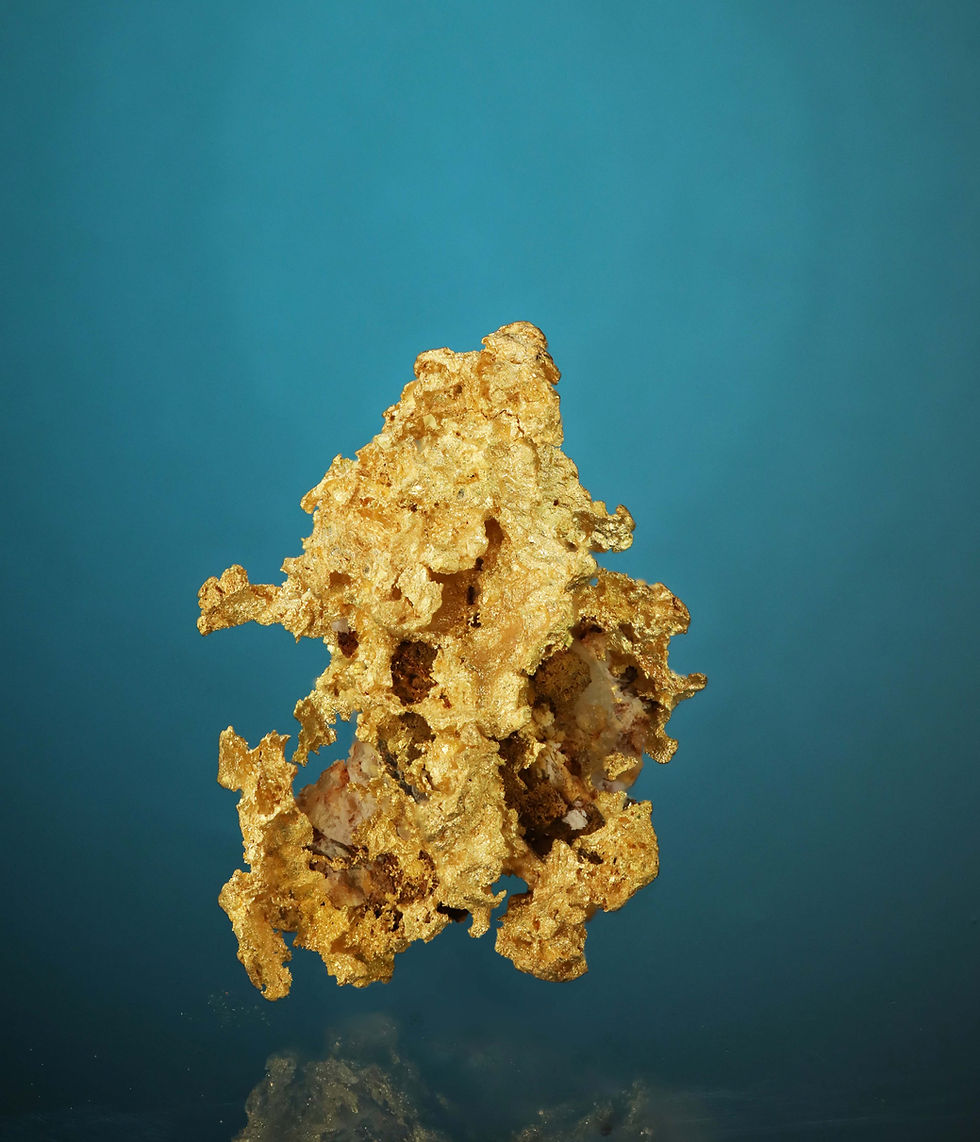 Thumbnail: Gold on Quartz - Sonora, Mexico
