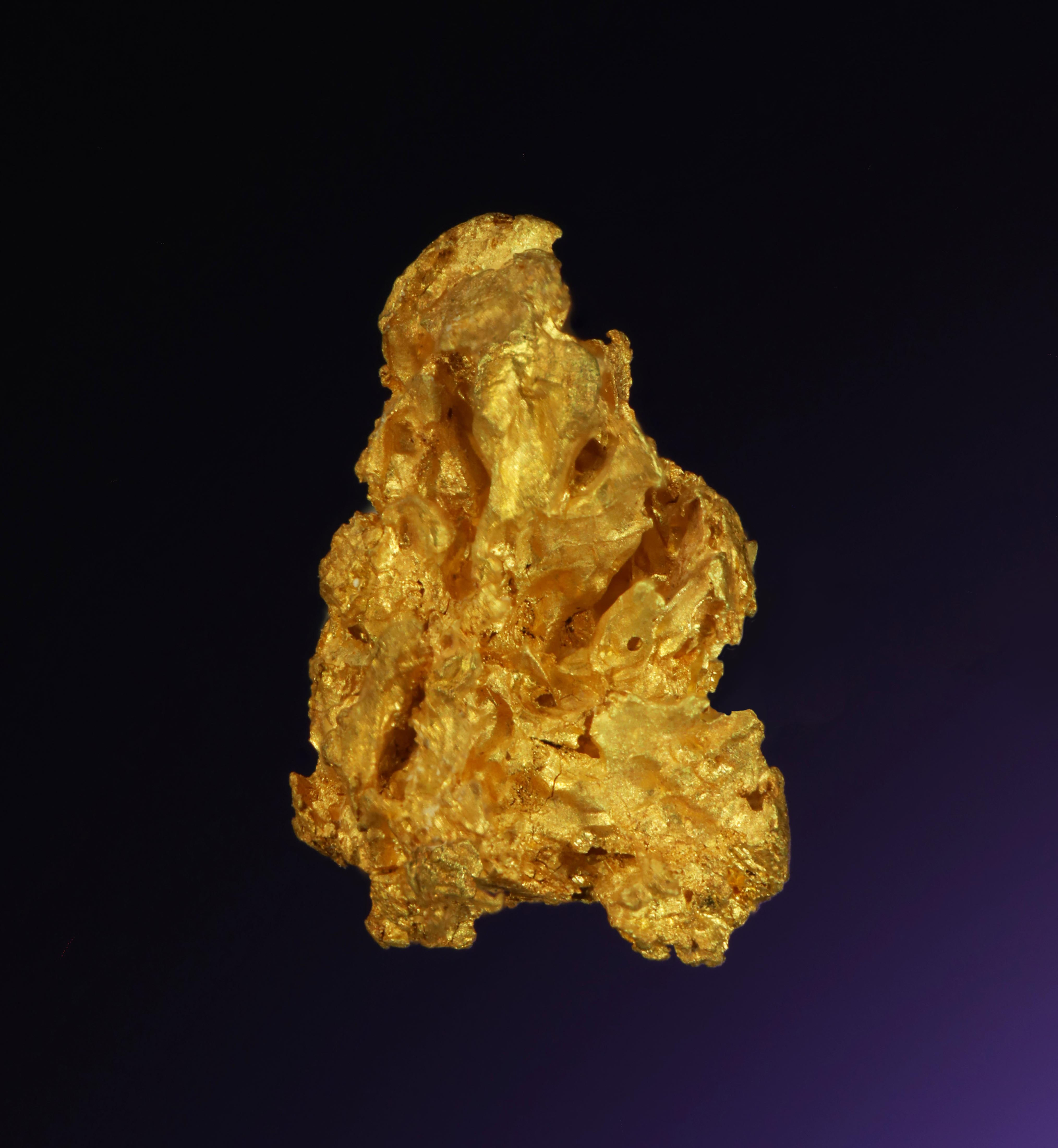 Crystallized Gold - El Álamo district, Baja California, México