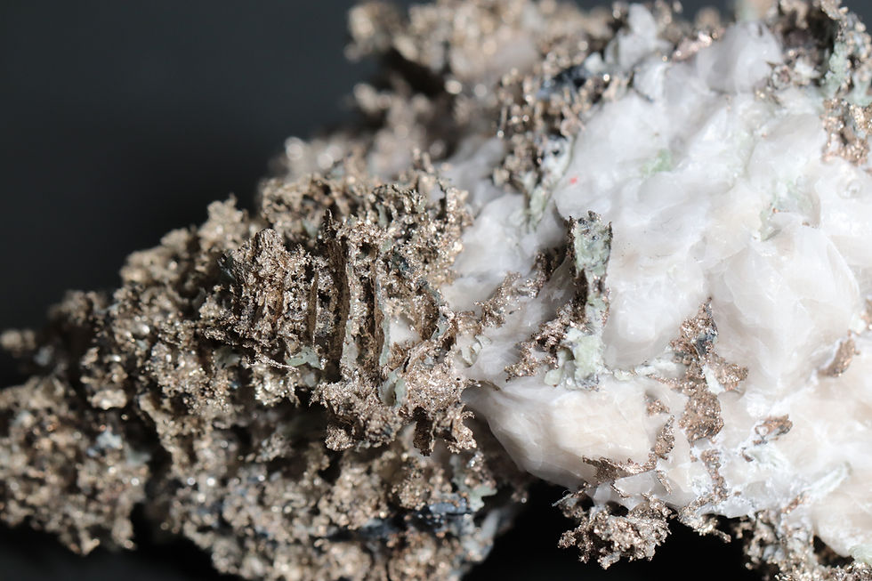 Thumbnail: Native Silver on Calcite Imiter Mine, Imiter District
