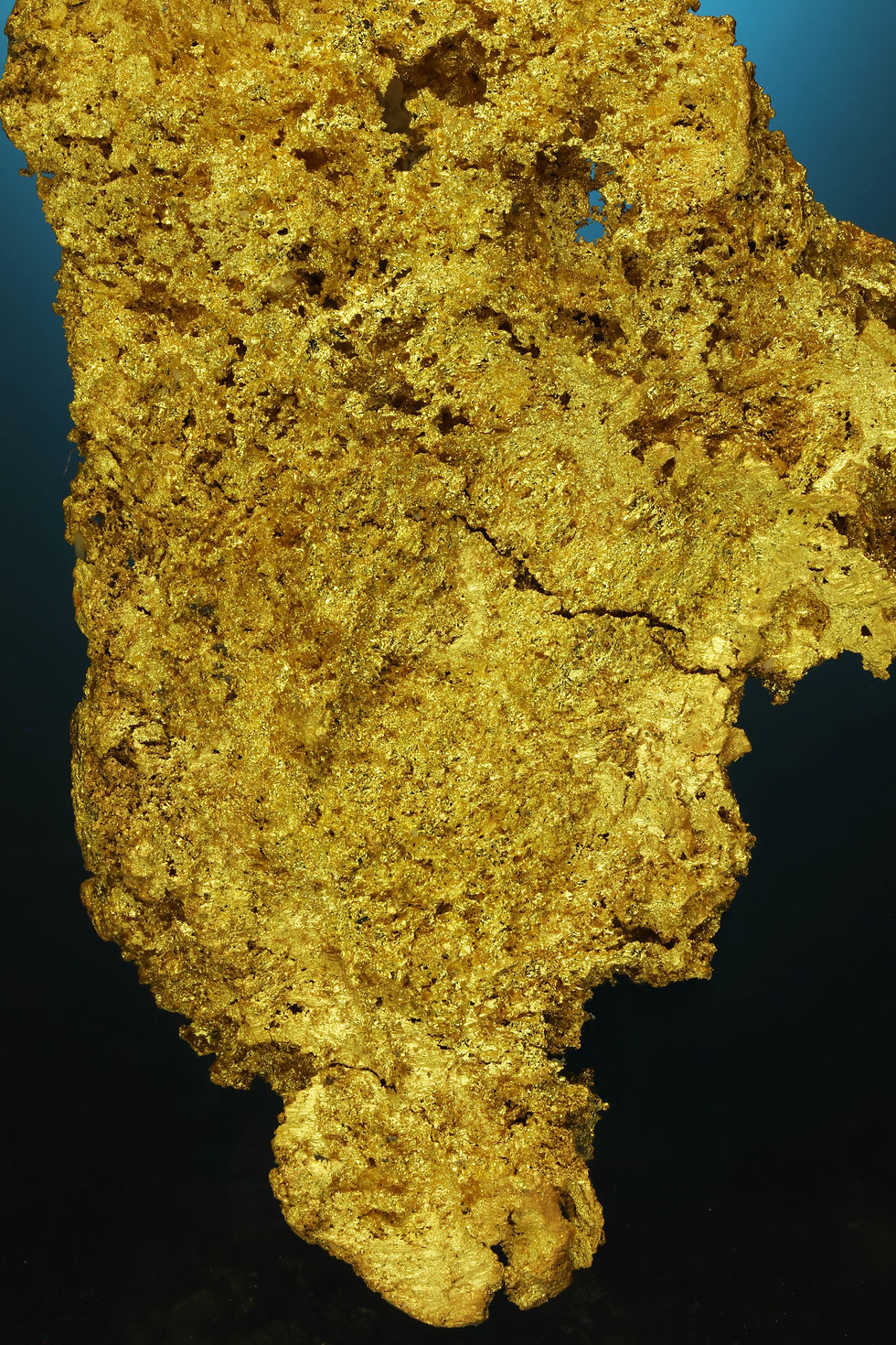 Thumbnail: Crystalline Gold - Plumbago Mine, Sierra County, California