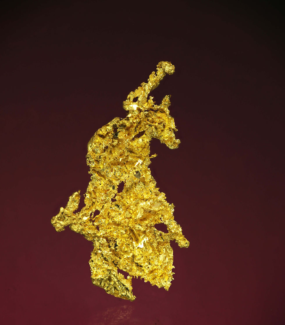 Thumbnail: Native Gold Crystal - Eagles Nest Mine, Placer County, California