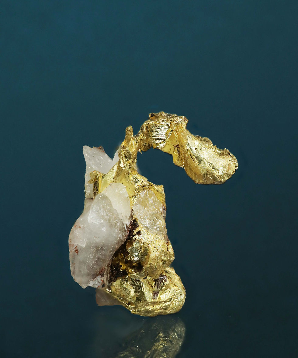 Thumbnail: Gold on Quartz - Sonora, Mexico