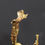 Thumbnail: Native Gold Crystalline "Golden Claw"
