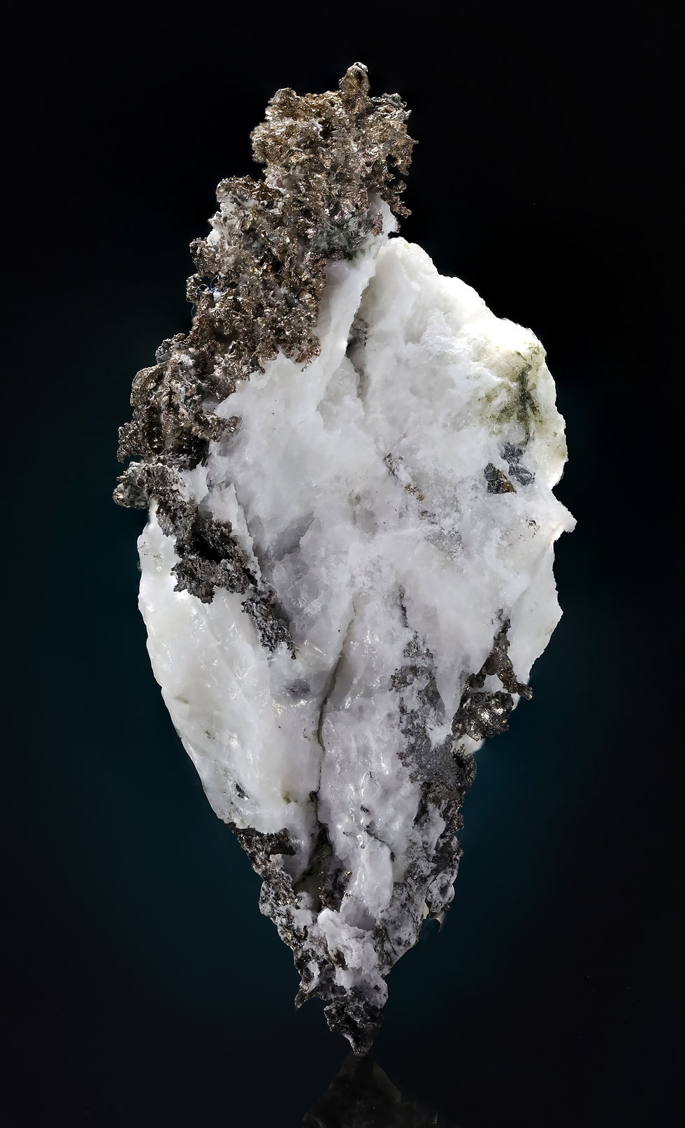 Thumbnail: Crystalline Silver on Calcite Matrix