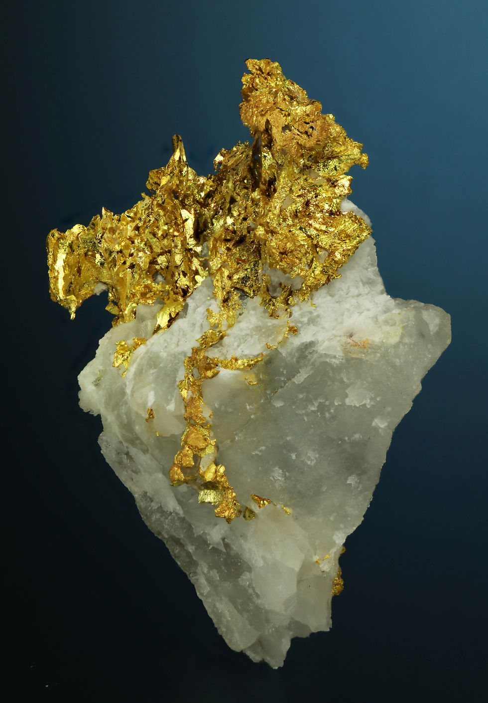 Thumbnail: Crystallized Gold - Belshazzar Mine, Quartzburg District, Boise County, Idaho