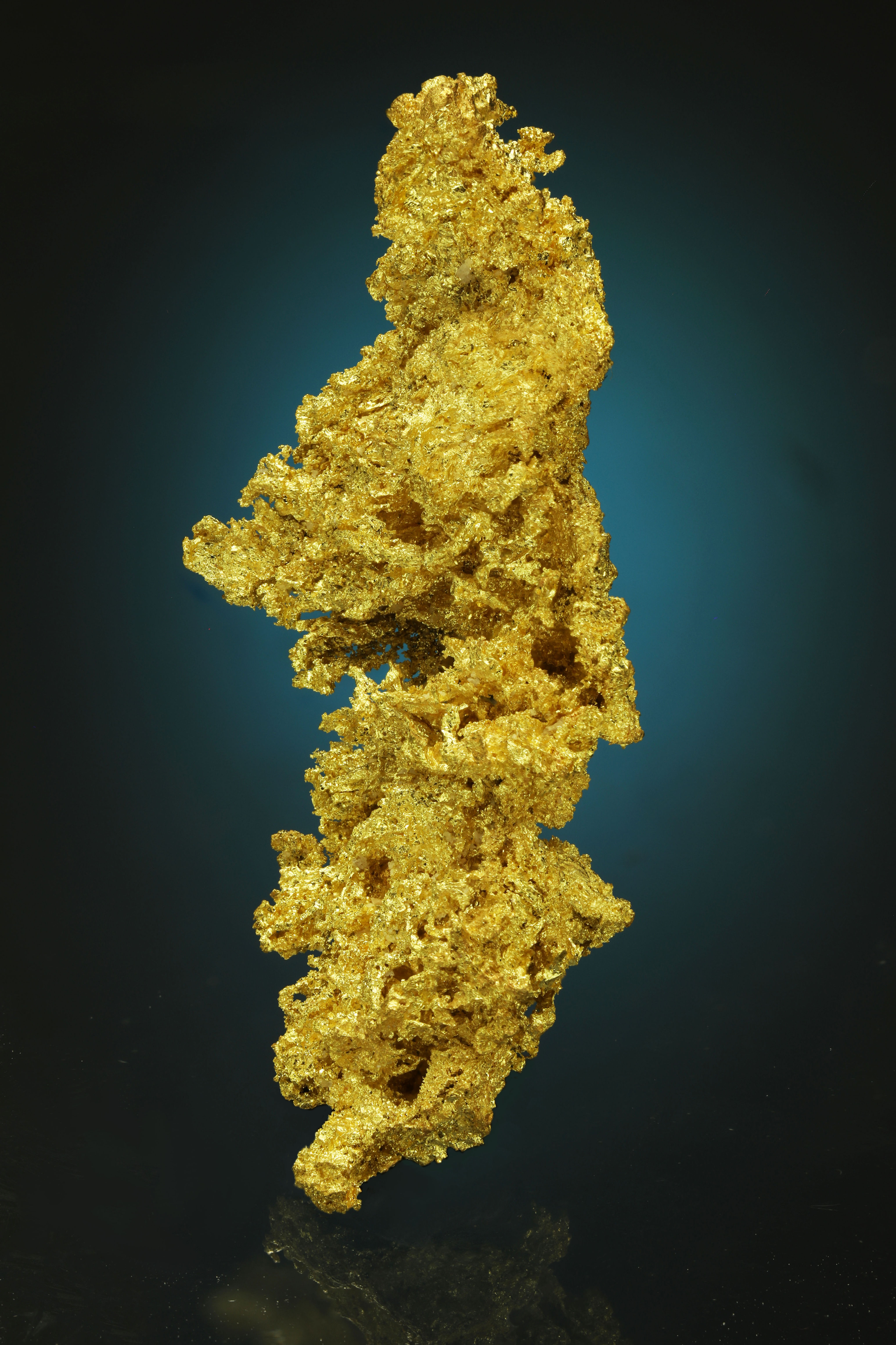 Crystalline Gold - Plumbago Mine, Sierra County, California