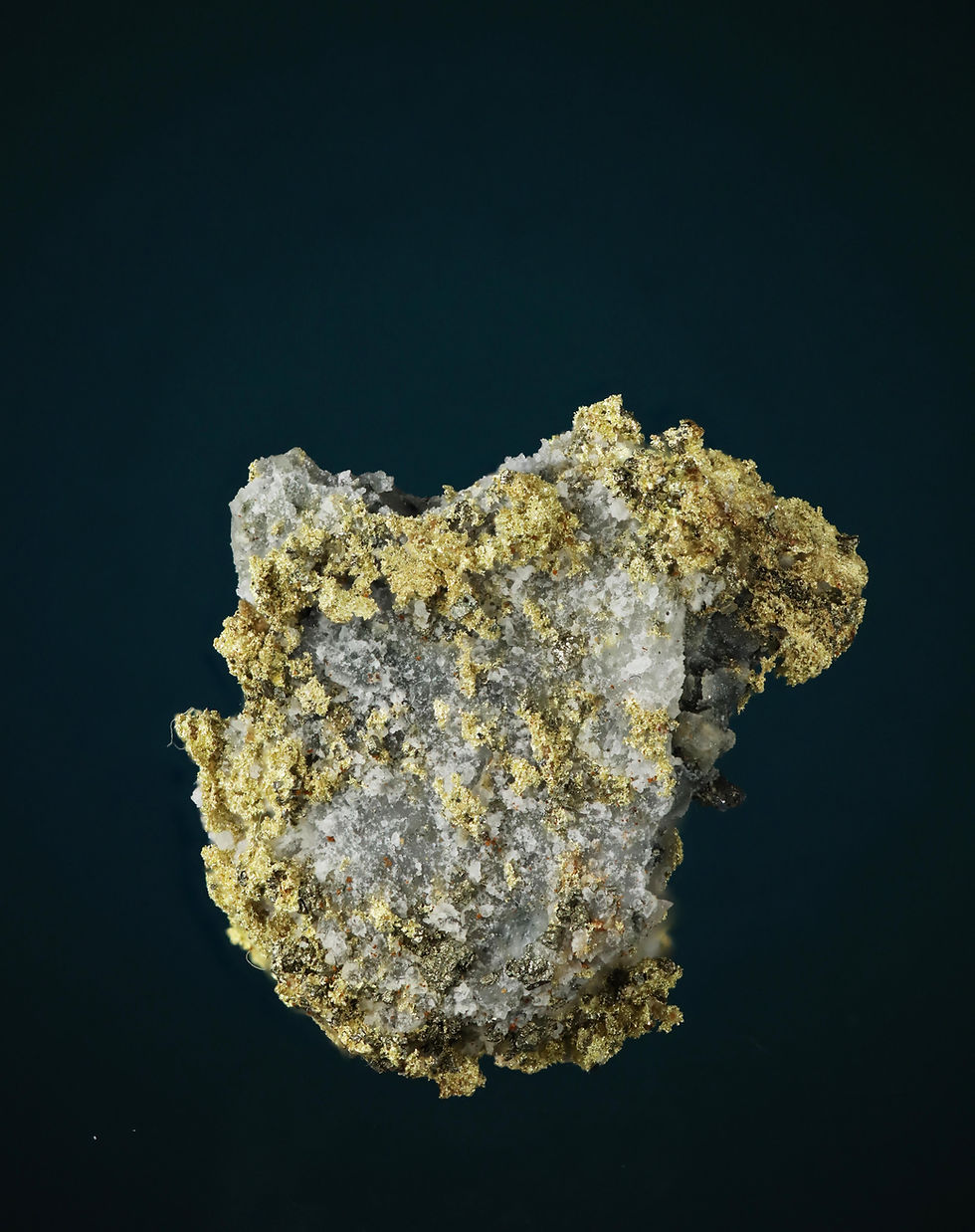 Thumbnail: Gold on Quartz Hollinger Mine, Timmins, Cochrane District, Ontario, Canada