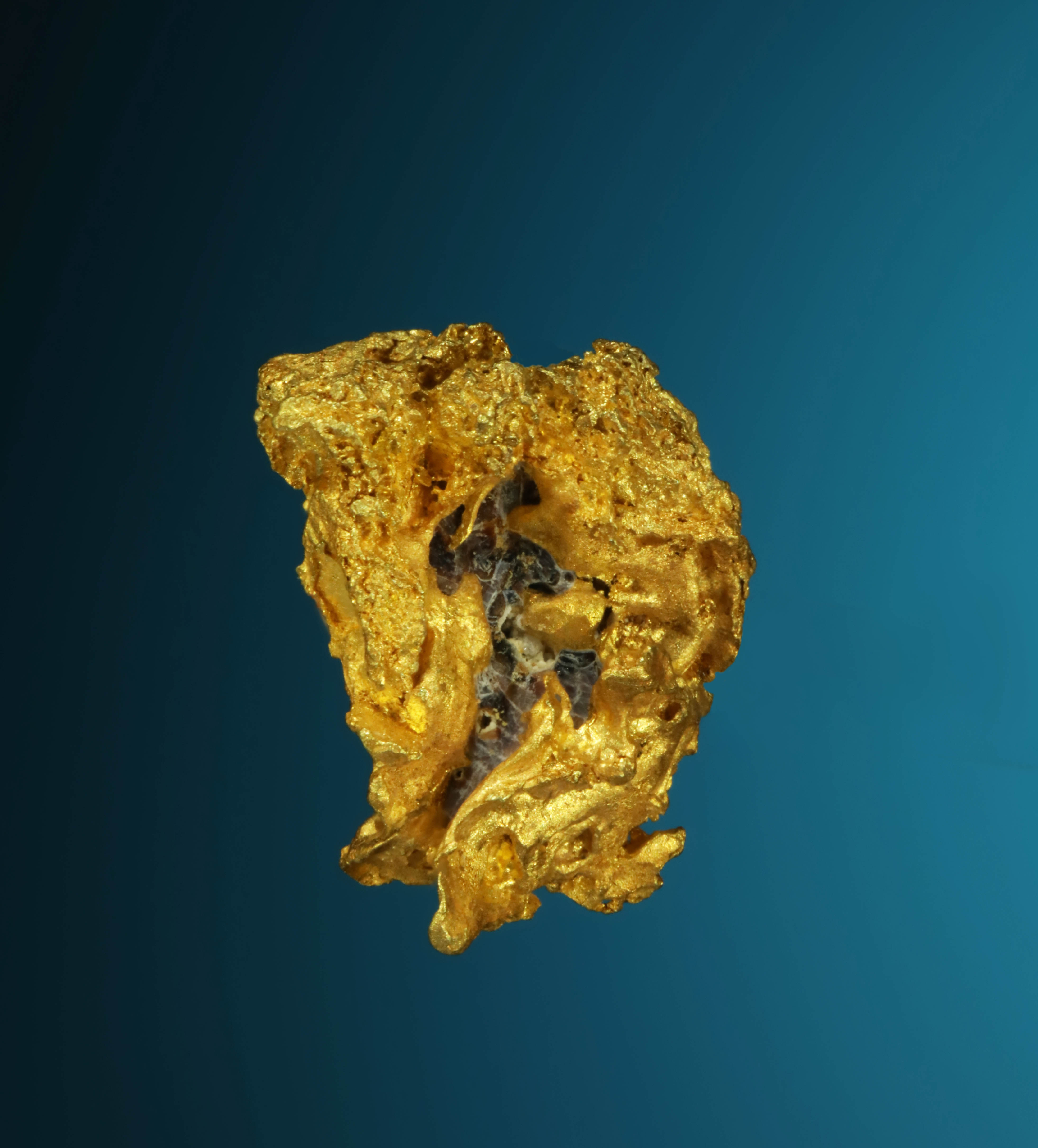 Crystallized Gold - El Álamo district, Baja California, México