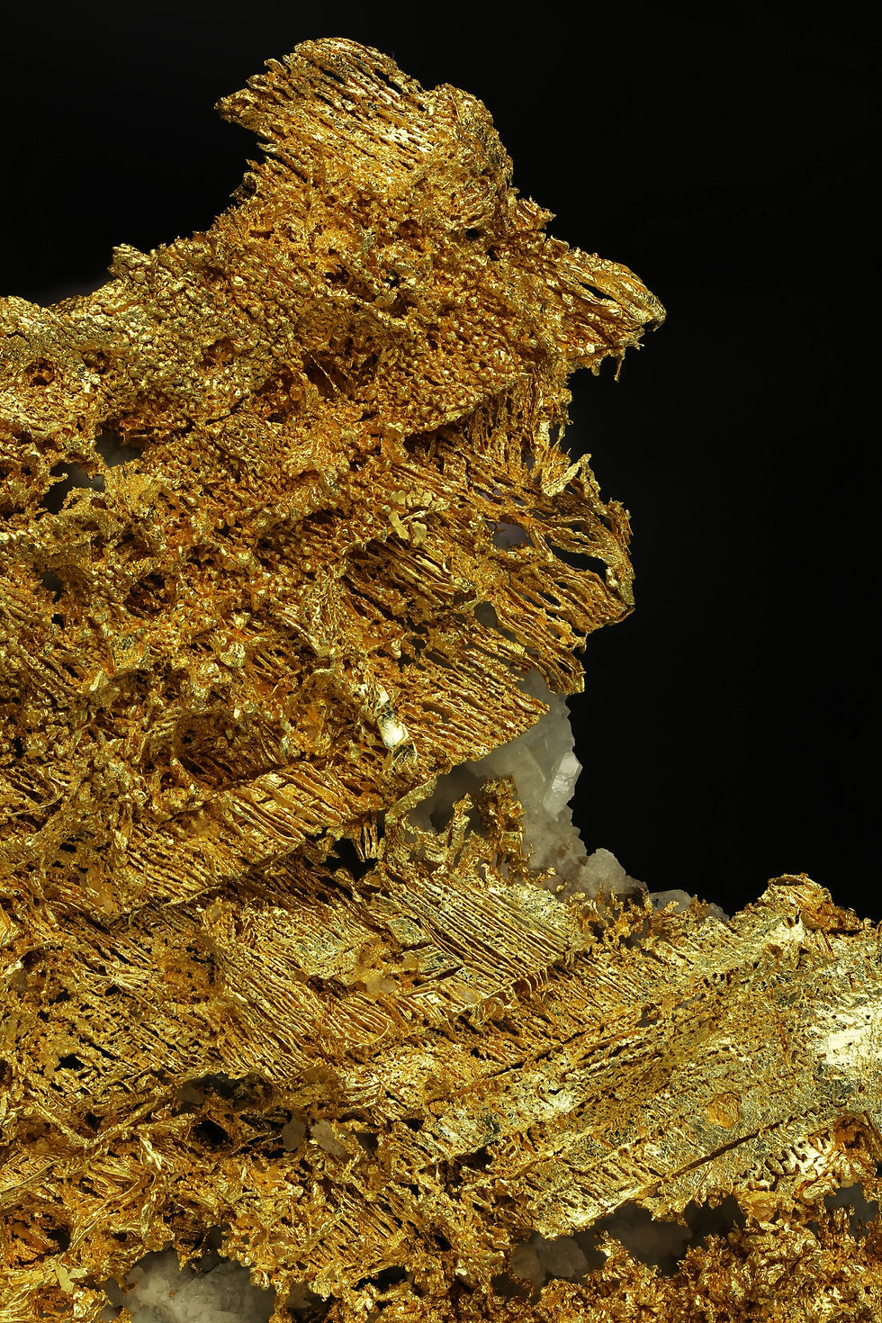 Thumbnail: Gold Crystal - Round Mountain Mine, Nye County, Nevada, USA