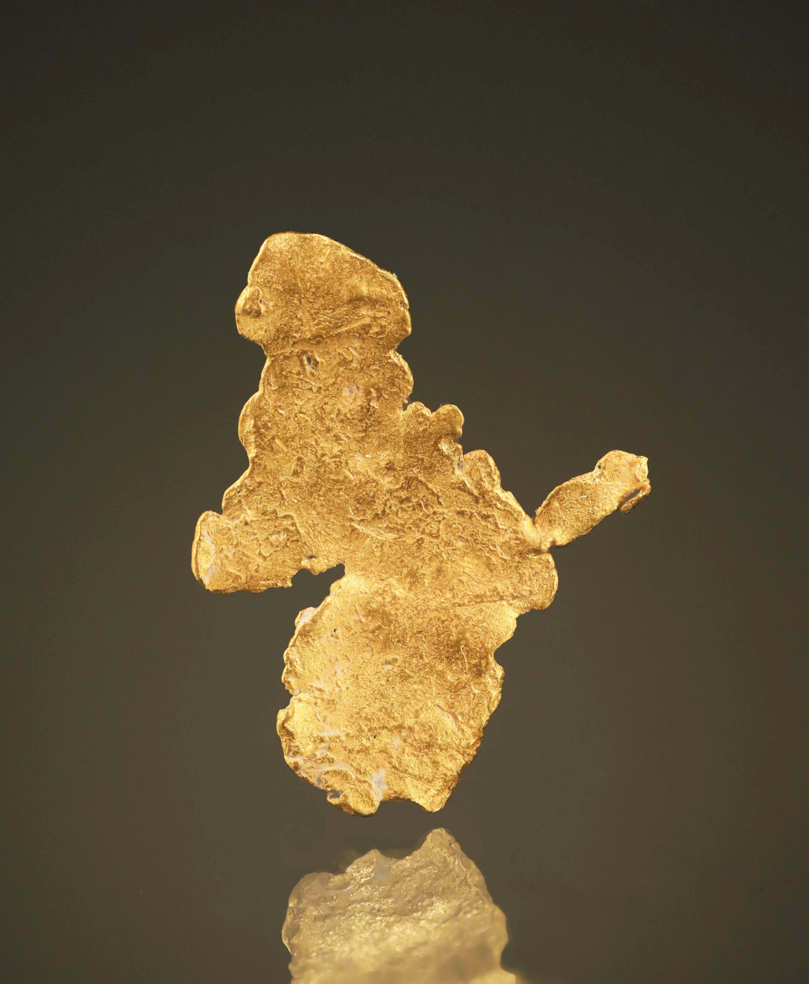 Native gold Leaf - Dublin Gulch, Mayo District Canada