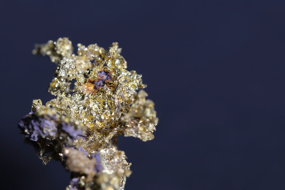 Thumbnail: Large crystalline gold from Georgetown, California