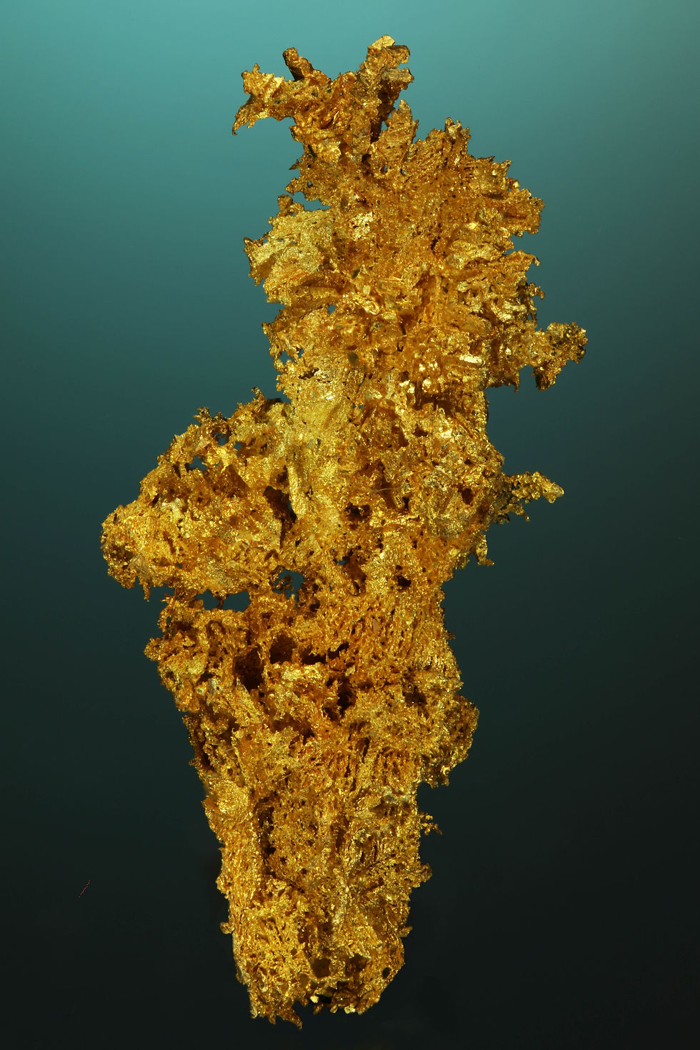 Thumbnail: Gold Crystal - Round Mountain Mine, Nye County, Nevada, USA