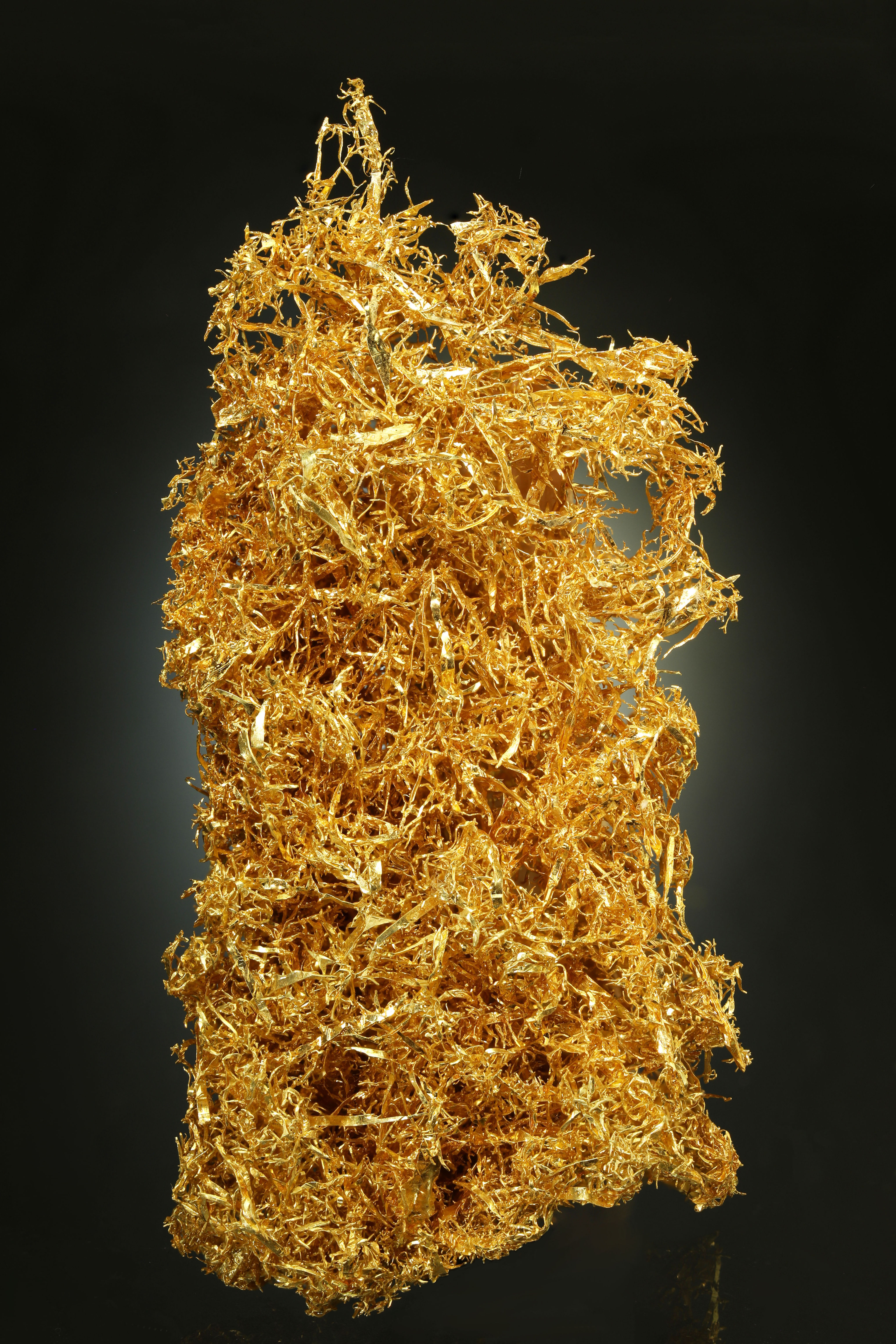 Wire Gold Cluster - Olinghouse Mine, Washoe County, Nevada