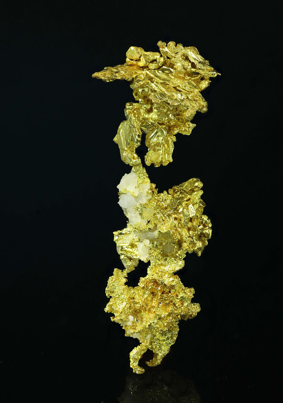 Thumbnail: Crystallized Gold - Eagles Nest Mine, Placer Co, California, USA