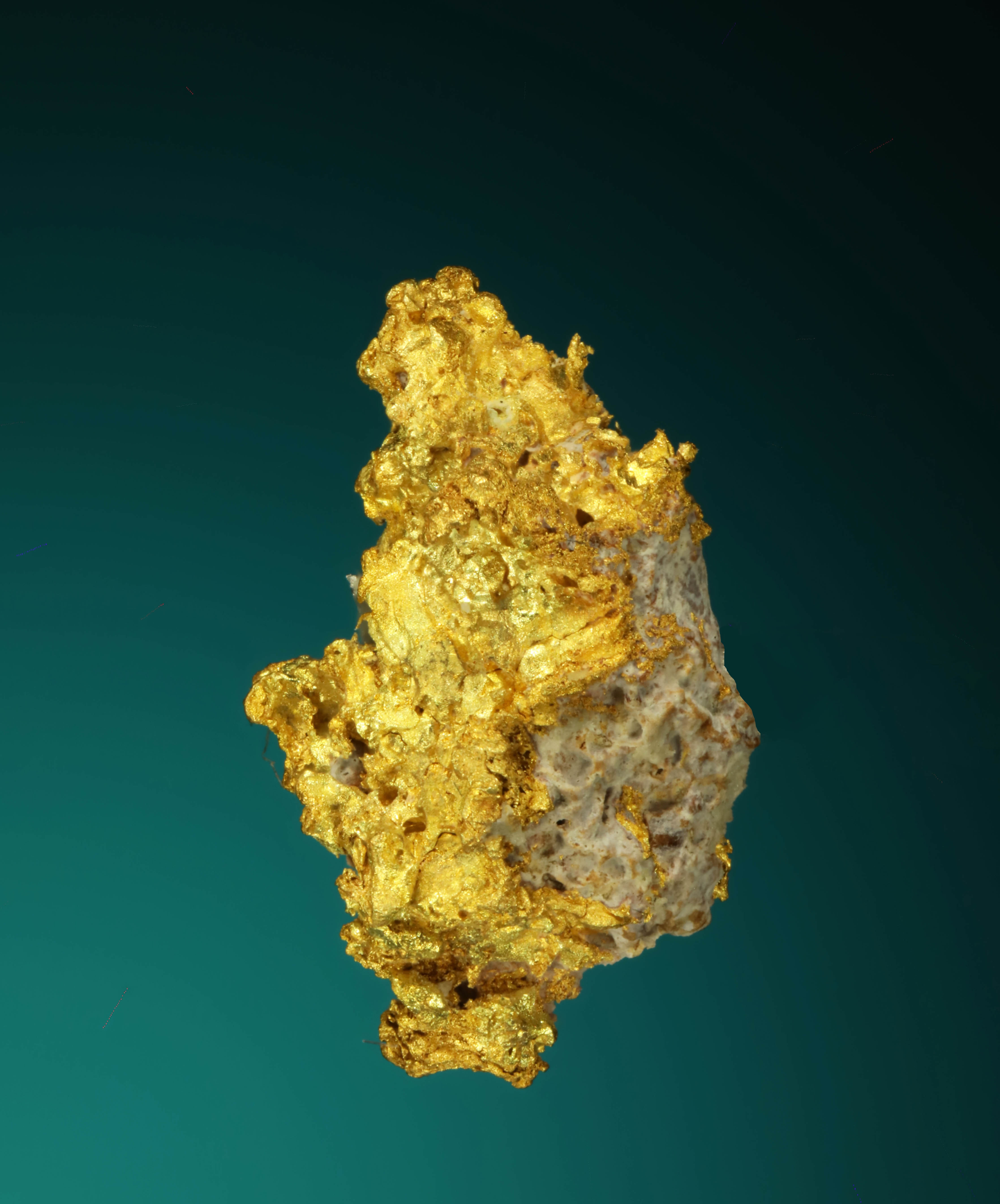 Crystallized Gold - El Álamo district, Baja California, México