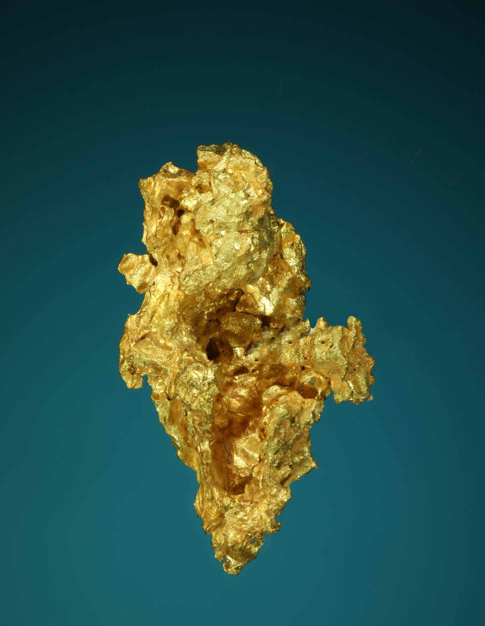 Crystallized Gold El Álamo district, Baja California, México