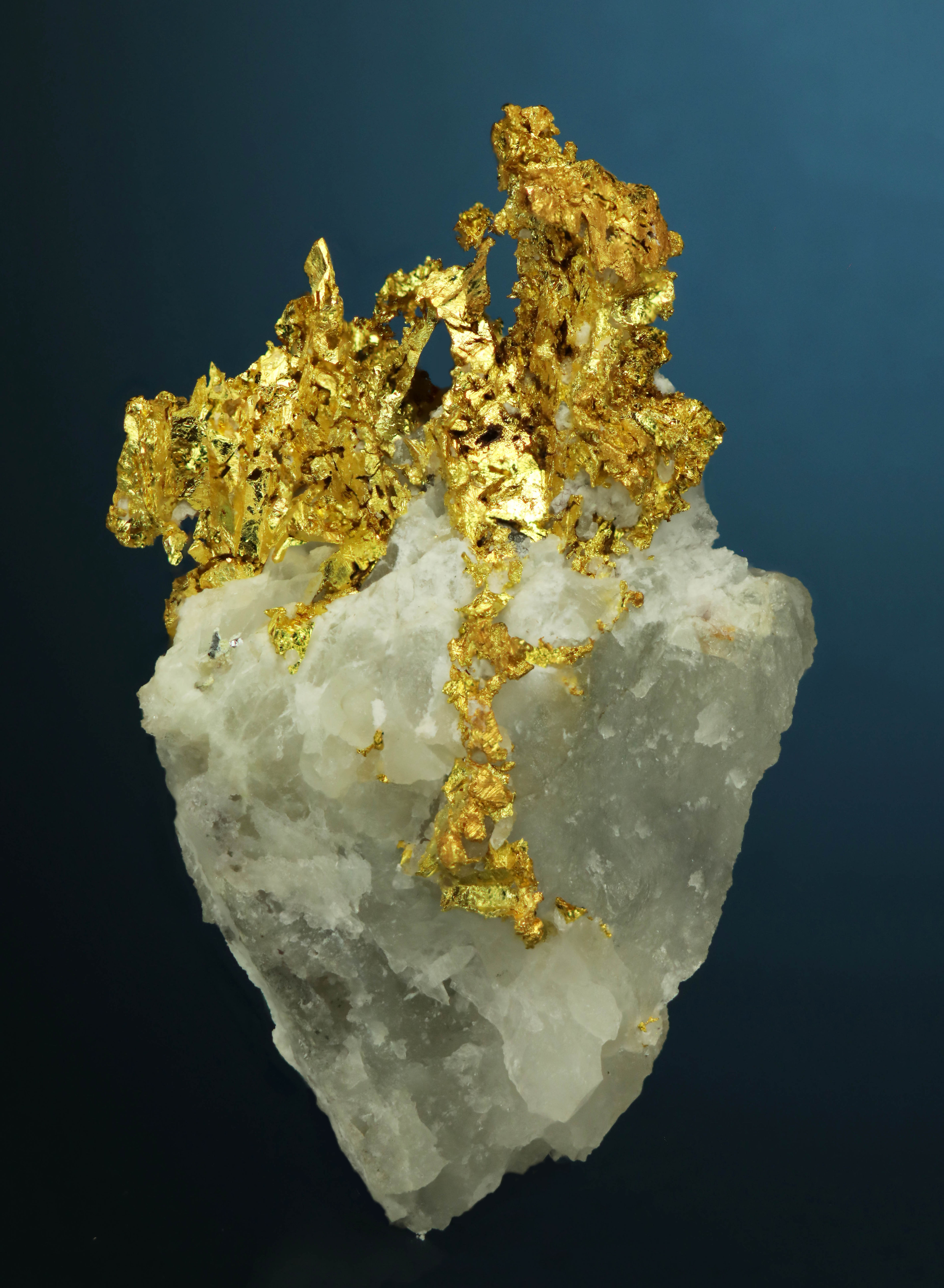 Crystallized Gold - Belshazzar Mine, Quartzburg District, Boise County, Idaho
