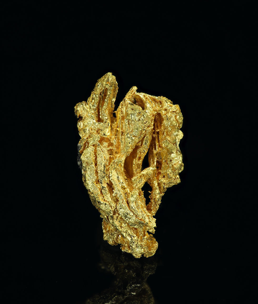Thumbnail: Native Gold Crystal - Placer County, California