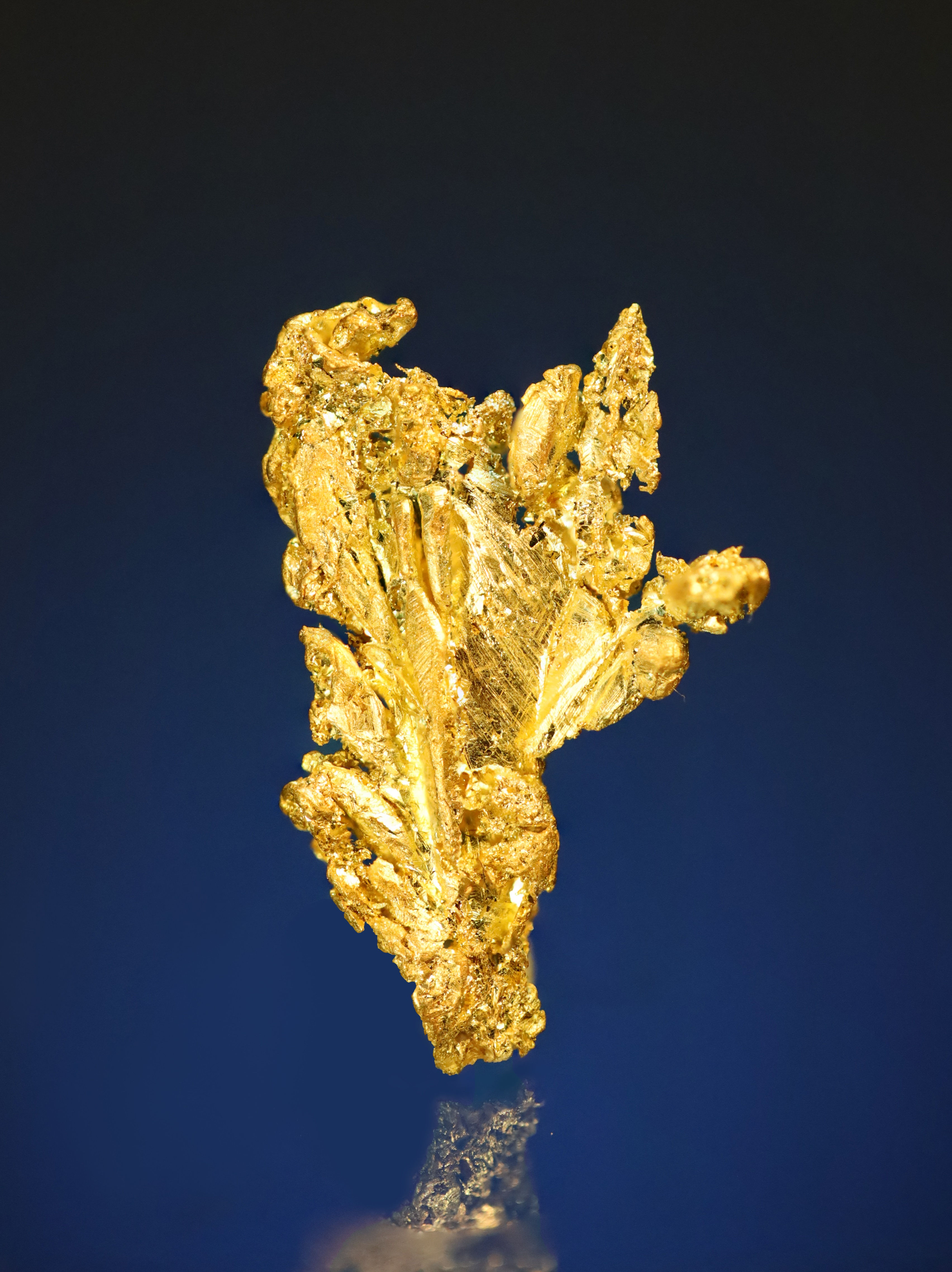 Spinel Twinned Gold Crystal Hunker Creek Yukon, Canada