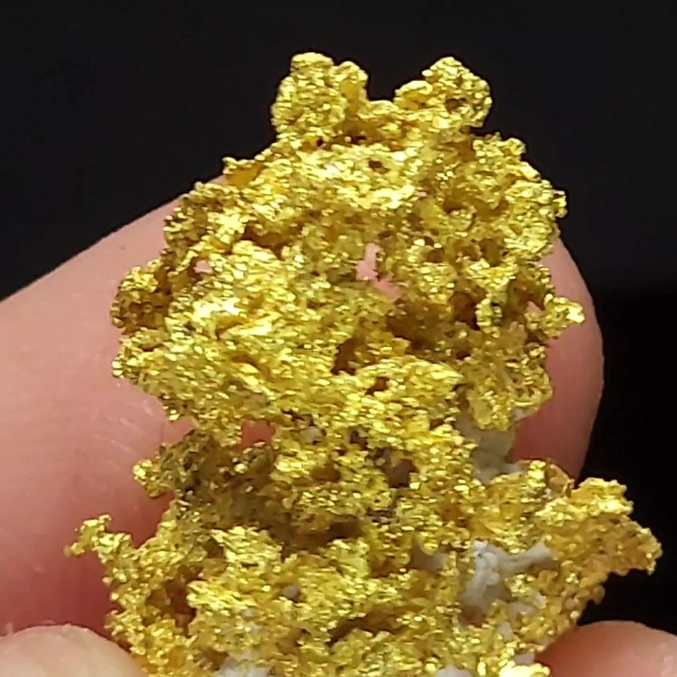 Thumbnail: Crystallized Gold - Nevada County, Grass Valley, California