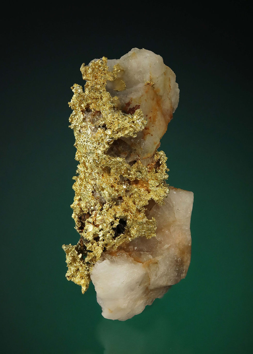 Thumbnail: Crystallized Gold on Quartz - Mariposa, California
