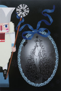 版画個展　SWEET NUTCRACKER　DM