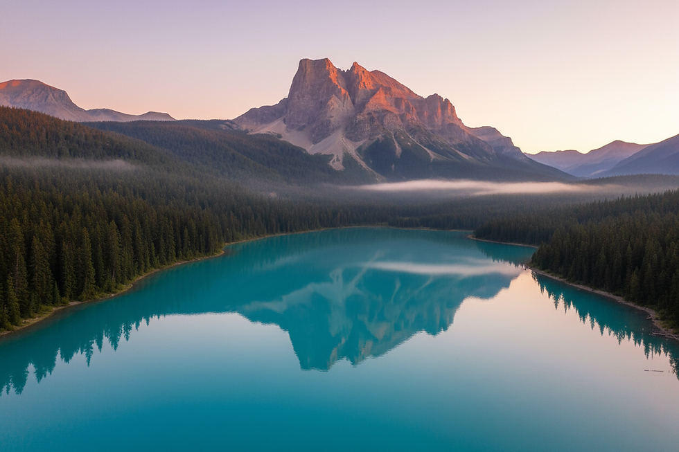 Hiking near bugaboos, bc, canada