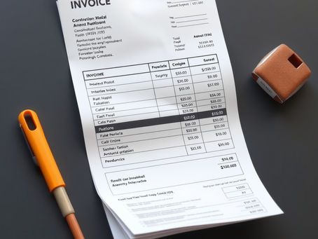Understanding what is a construction invoice