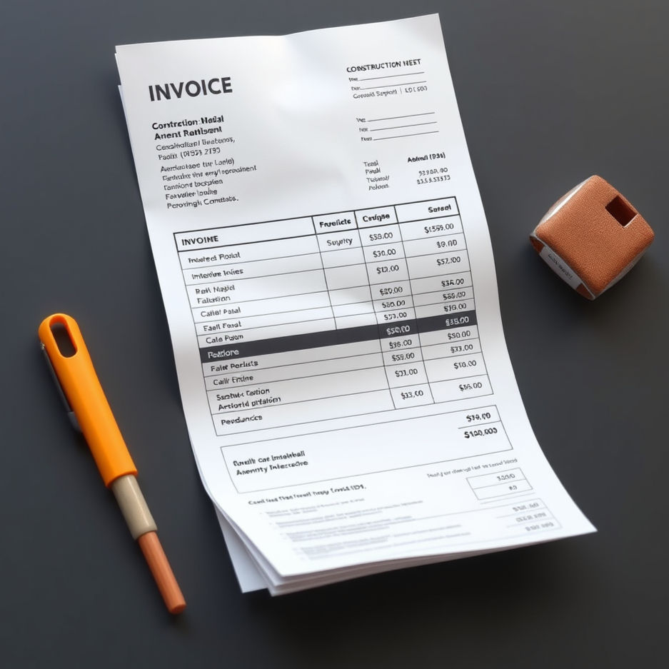 Understanding what is a construction invoice