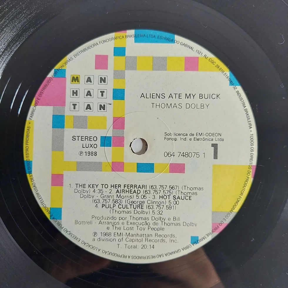 Miniatura: Thomas Dolby • In Aliens ate my buick