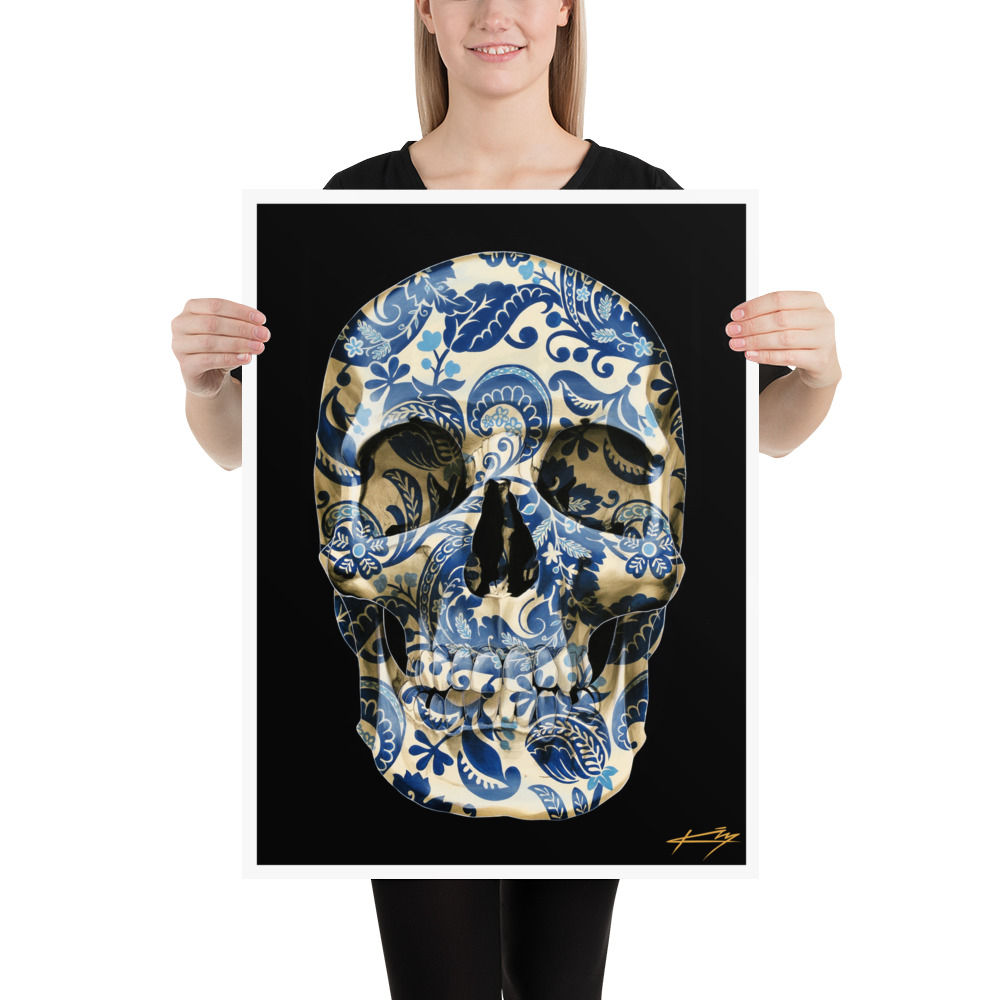 Alexandria Skull Art Print