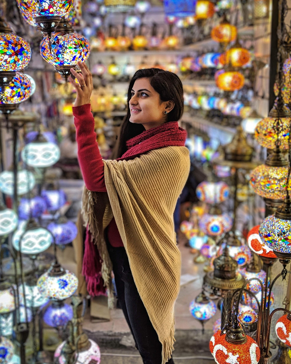 Lanterns grand bazaar, Istanbul, Turkey