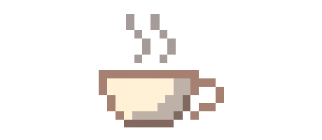 Cafe pixel art gif