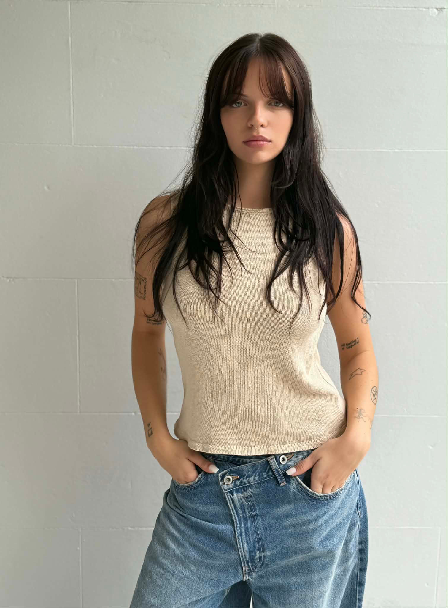 Caprilla Reversible Cotton Tank