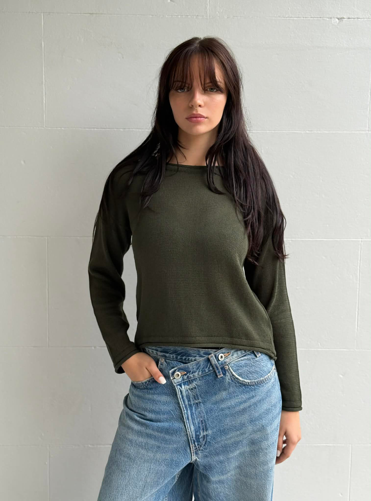 Zyonna Cotton Sweater