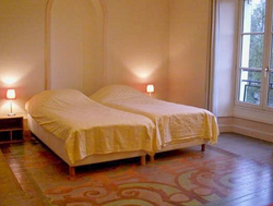 Een van de slaapkamers