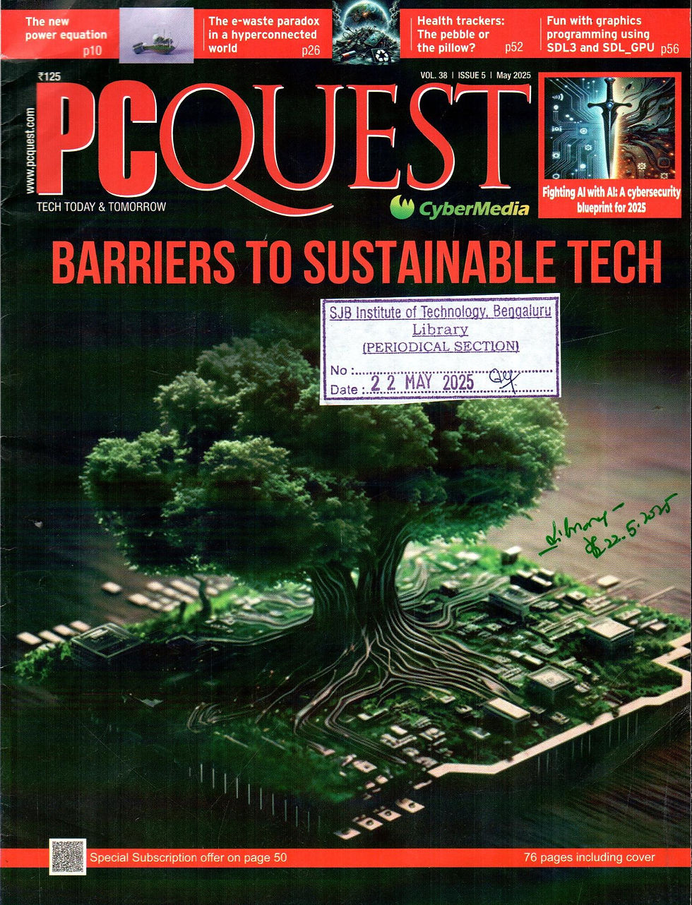 PCQuest : May 2025, Vol -38, Issue - 05