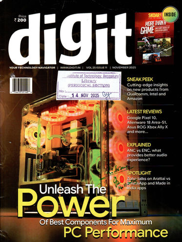 Digit :Nov 2025, Vol - 25, Issue - 11