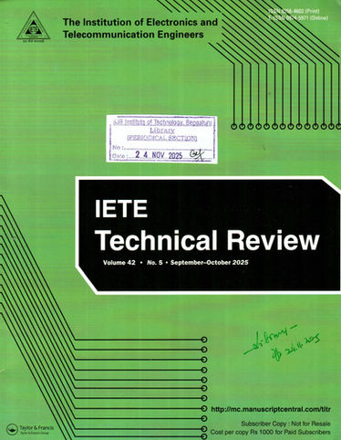 IETE Technical Review: Sep-Oct 2025, Vol - 42, Issue - 05